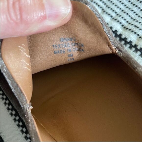 Indigo Rd Velvet Driving Loafers Size 6 Shoes Classic Retro Flats Old Money Prep - Picture 7 of 13